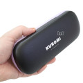 Japan Sanrio Glasses Case - Kuromi : Embroidered - 2