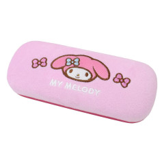 Japan Sanrio Glasses Case - My Melody : Embroidered