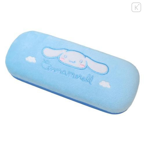 Japan Sanrio Glasses Case - Cinnamoroll : Embroidered - 1