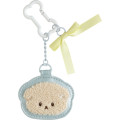 Japan San-x Embroidered Patch Mascot & Mirror Bag Charm Keychain - Ishiyowa-chan : Love My Favorite Idol - 1