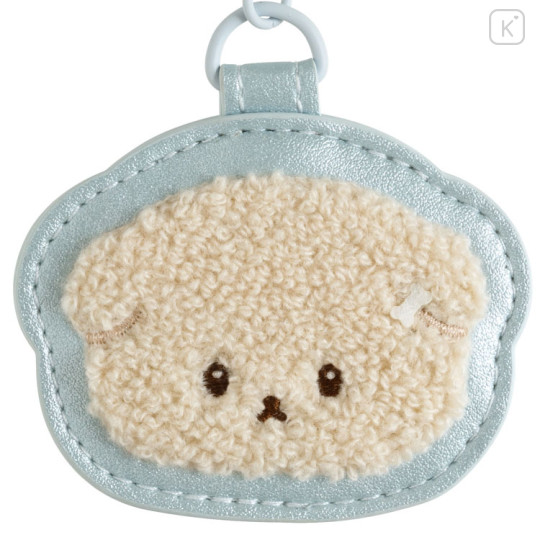 Japan San-x Embroidered Patch Mascot & Mirror Bag Charm Keychain - Ishiyowa-chan : Love My Favorite Idol - 2