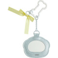 Japan San-x Embroidered Patch Mascot & Mirror Bag Charm Keychain - Ishiyowa-chan : Love My Favorite Idol - 3