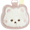 Japan San-x Embroidered Patch Mascot & Mirror Bag Charm Keychain - Ishiyowachan : Love My Favorite Idol Kouhai-chan - 2