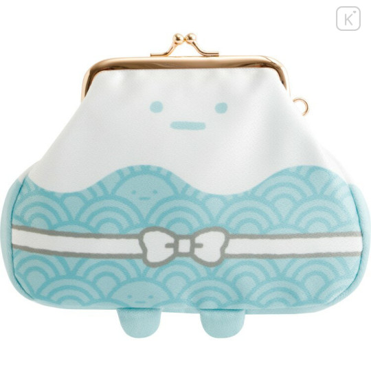 Japan San-x Mini Gamaguchi Clasp Pouch Coin Purse - Sumikko Gurashi : Ninja Training Mt. Fuji - 1