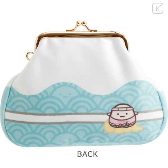 Japan San-x Mini Gamaguchi Clasp Pouch Coin Purse - Sumikko Gurashi : Ninja Training Mt. Fuji - 2