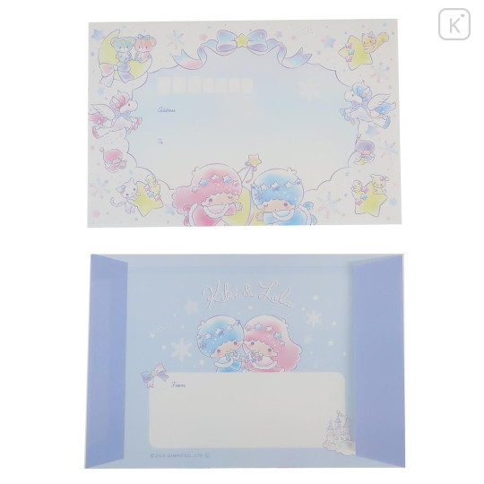 Japan Sanrio Volume Up Letter Envelope Set - Little Twin Stars : Snow Lantern Fantasy - 3