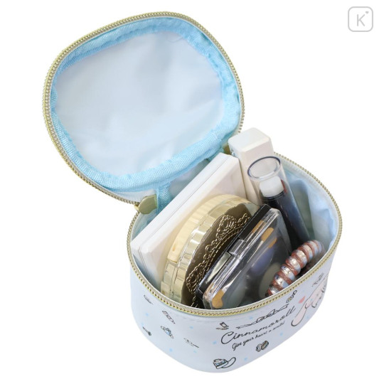 Japan Sanrio Mini Accessory Case - Cinnamoroll : Vanity Pouch Style - 3