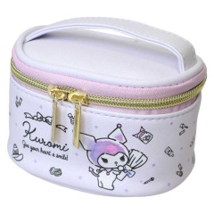 Japan Sanrio Mini Accessory Case - Kuromi : Vanity Pouch Style