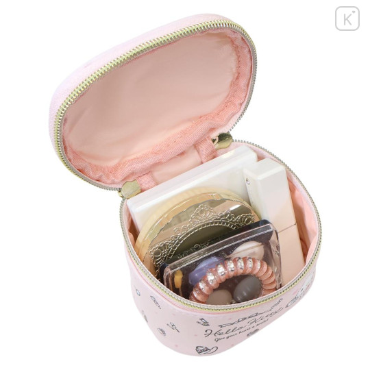 Japan Sanrio Mini Accessory Case - Hello Kitty : Vanity Pouch Style - 3