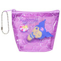 Japan Sanrio Triangular Mini Pouch - Kuromi : Tan Summer Pool Party - 1
