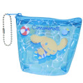 Japan Sanrio Triangular Mini Pouch - Cinnamoroll : Tan Summer Pool Party - 1