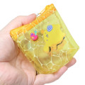 Japan Sanrio Triangular Mini Pouch - Pompompurin : Tan Summer Pool Party - 2