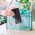 Japan Moomin Mini Mesh Tote Bag - Hattifatteners : Yellow - 3
