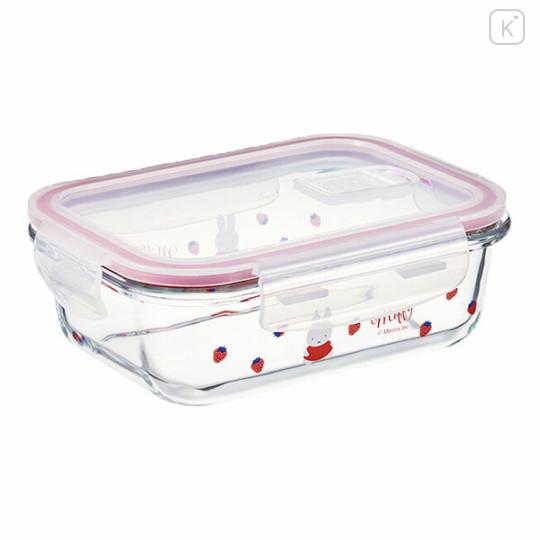 Japan Miffy Heat-resistant Glass Storage Container (M) - 1