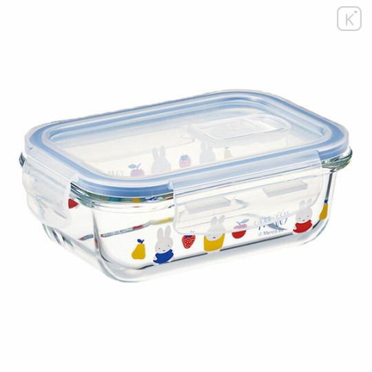 Japan Miffy Heat-resistant Glass Storage Container (S) - 1