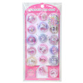 Japan Sanrio Shake Shake Capsule Seal Sticker - Hello Kitty : Leopard Gal Pop 3D - 1