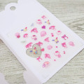 Japan Sanrio Deco Petit Sticker - Characters Pink Ribbon - 2