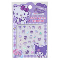 Japan Sanrio Deco Petit Sticker - Characters Purple Ribbon - 1