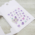 Japan Sanrio Deco Petit Sticker - Characters Purple Ribbon - 2
