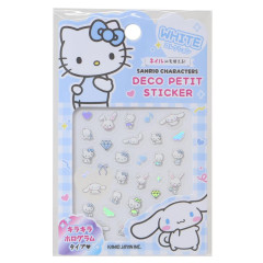 Japan Sanrio Deco Petit Sticker - Characters Light Blue