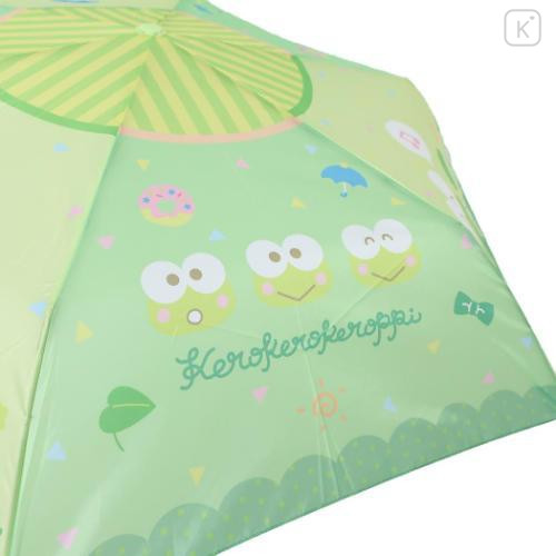 Japan Sanrio Folding Umbrella - Keroppi : Donut - 5