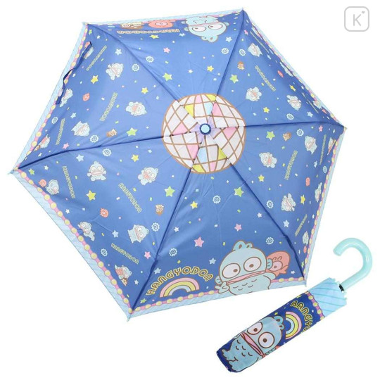 Japan Sanrio Folding Umbrella - Hangyodon : Star Night - 1