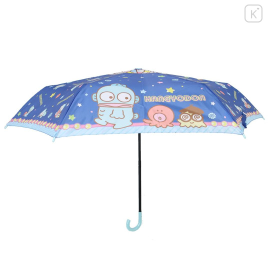Japan Sanrio Folding Umbrella - Hangyodon : Star Night - 3