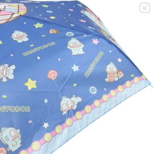 Japan Sanrio Folding Umbrella - Hangyodon : Star Night - 5