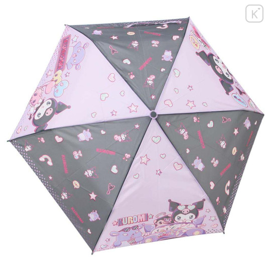 Japan Sanrio Folding Umbrella - Kuromi : KUROMIfy the World - 2