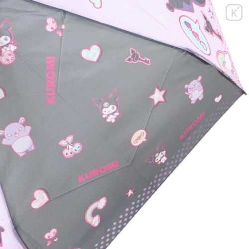 Japan Sanrio Folding Umbrella - Kuromi : KUROMIfy the World - 5