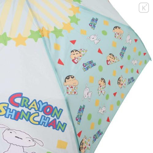 Japan Crayon Shin-chan Folding Umbrella - Shinnosuke Nohara : Pajama Mint - 5