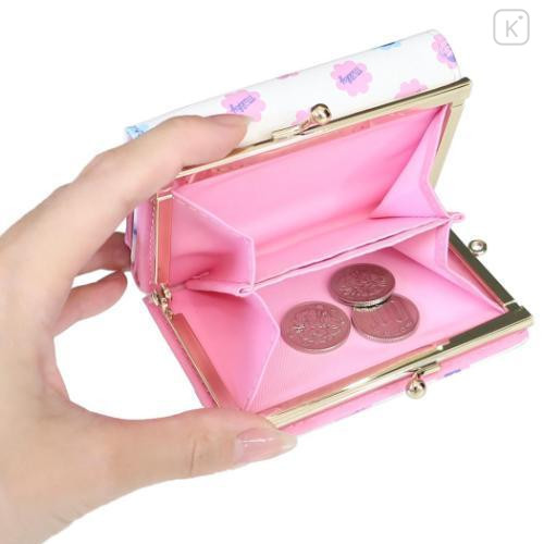 Japan Peko Chan Clasp Trifold Wallet - Milky Candy Pink - 5