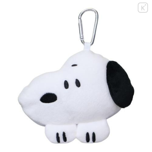 Japan Peanuts Eco Shopping Bag & Mascot Pouch - Snoopy : Charlie Beige - 4