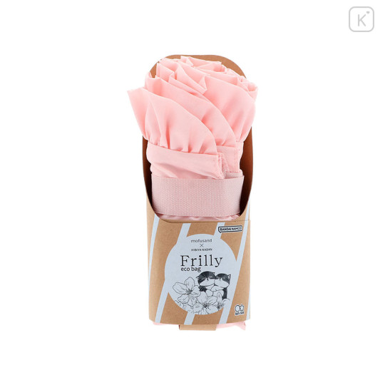 Japan Mofusand Hibiya Kadan Frilly Eco Bag - Pink - 1
