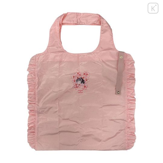Japan Mofusand Hibiya Kadan Frilly Eco Bag - Pink - 5