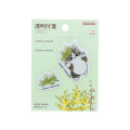Japan Mofusand Hibiya Kadan Transparent Sticky Notes - Green - 3