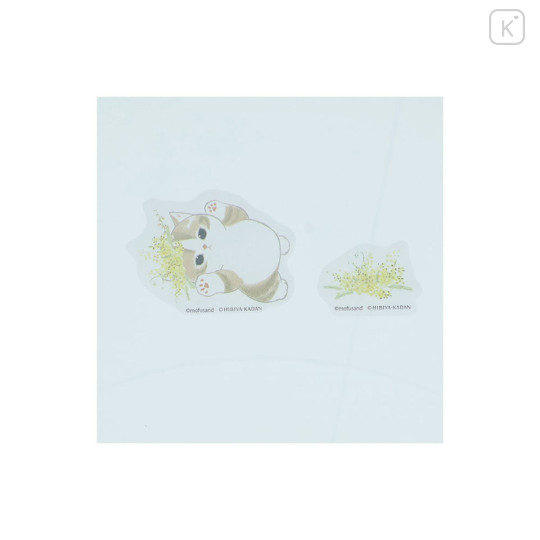 Japan Mofusand Hibiya Kadan Transparent Sticky Notes - Green - 4