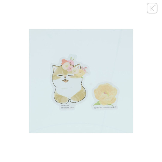 Japan Mofusand Hibiya Kadan Transparent Sticky Notes - Pink - 4