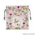 Japan Mofusand Hibiya Kadan Drawstring Bag (M) - Rose - 3