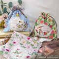 Japan Mofusand Hibiya Kadan Drawstring Bag (M) - Dahlia - 2