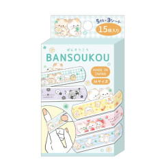 Japan Kamio Boxed Bandages - Chubby Cat Flower Bread