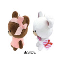 Japan The Bear's School Mascot Holder Connecting Set - Jackie & David - 2