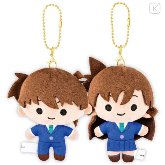Japan Detective Conan Mascot Holder Connecting Set - Shinichi & Ran - 1