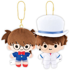 Japan Detective Conan Mascot Holder Connecting Set - Conan & Kid