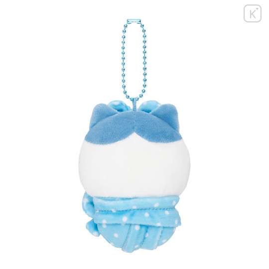 Japan Chiikawa Mini Mascot Holder - Hachiware : Squeeze Swaddle - 4