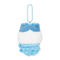 Japan Chiikawa Mini Mascot Holder - Hachiware : Squeeze Swaddle - 4