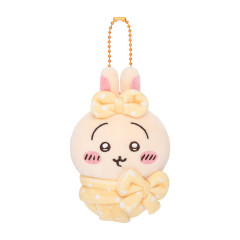 Japan Chiikawa Mini Mascot Holder - Usagi : Squeeze Swaddle
