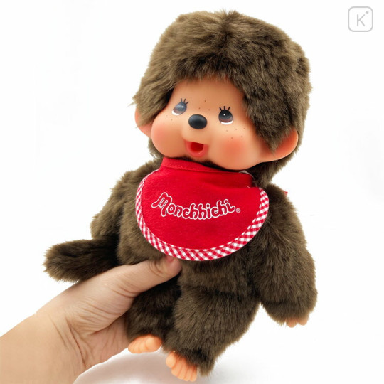 Japan Monchhichi Premium Standard Plush Toy (M) - Monchhichi-kun Brown Boy - 2