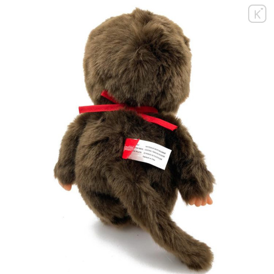 Japan Monchhichi Premium Standard Plush Toy (M) - Monchhichi-kun Brown Boy - 3