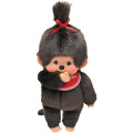 Japan Monchhichi Premium Standard Plush Toy (M) - Monchhichi-chan Brown Girl - 4
